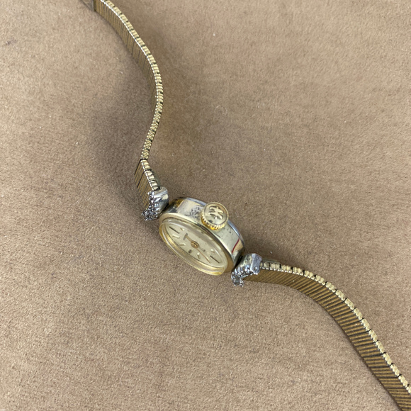 Vintage 1950's Hamilton Diamond Watch 10K GF - Picture 4 of 6